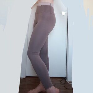 Aerie Play Leggings with Scallop Detail
